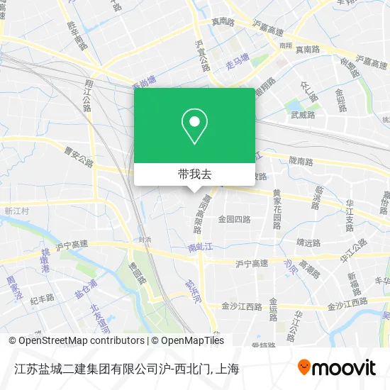 江苏盐城二建集团有限公司沪-西北门地图