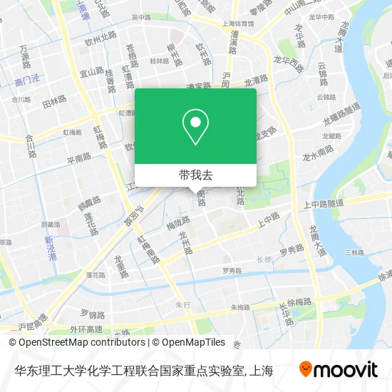 华东理工大学化学工程联合国家重点实验室地图