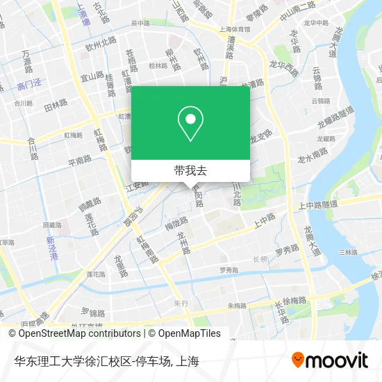 华东理工大学徐汇校区-停车场地图
