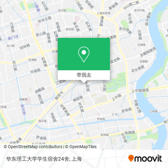 华东理工大学学生宿舍24舍地图