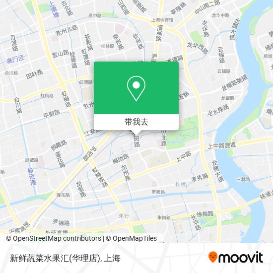 新鲜蔬菜水果汇(华理店)地图