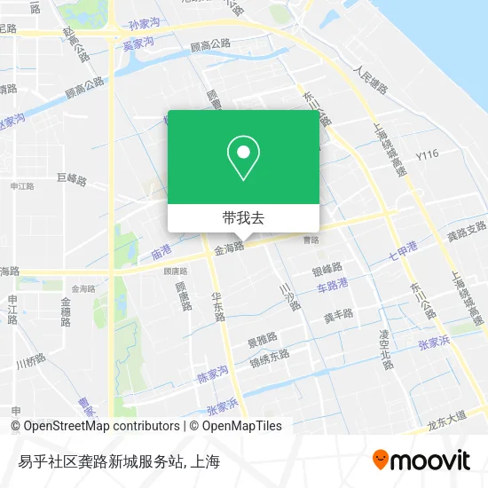 易乎社区龚路新城服务站地图