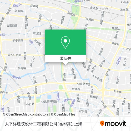 太平洋建筑设计工程有限公司(临华路)地图