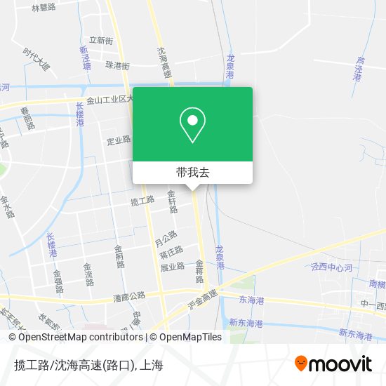 揽工路/沈海高速(路口)地图