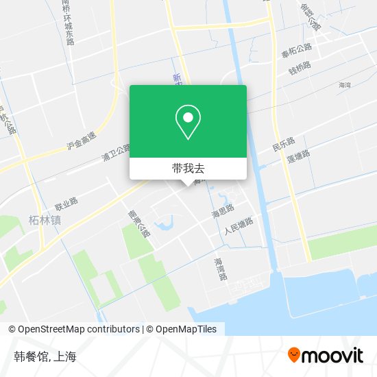 韩餐馆地图