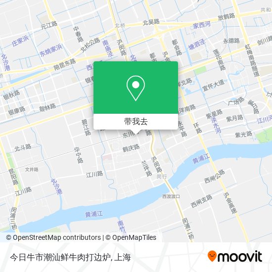 今日牛市潮汕鲜牛肉打边炉地图