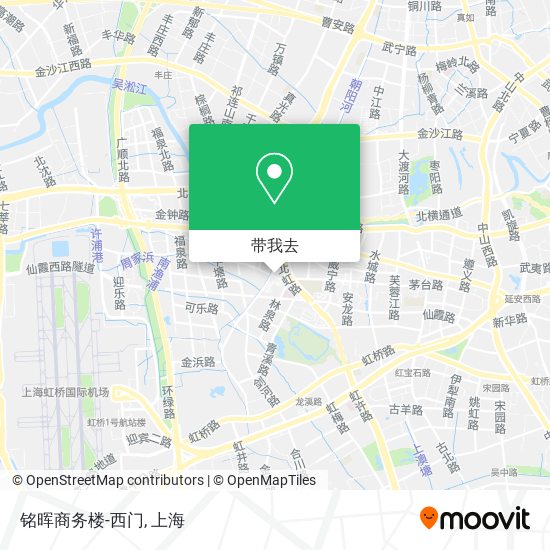 铭晖商务楼-西门地图
