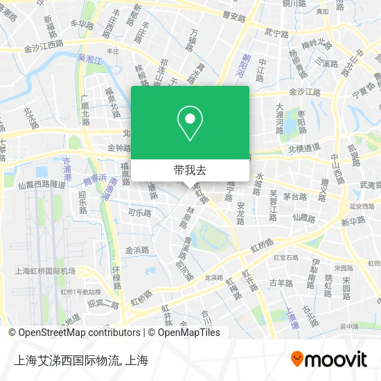 上海艾涕西国际物流地图