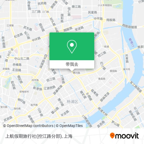 上航假期旅行社(控江路分部)地图