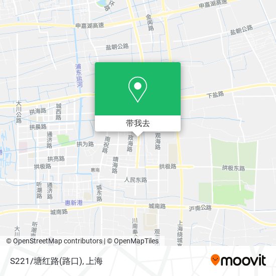 S221/塘红路(路口)地图