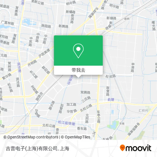 吉普电子(上海)有限公司地图