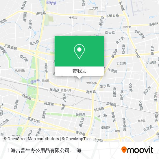 上海吉普生办公用品有限公司地图