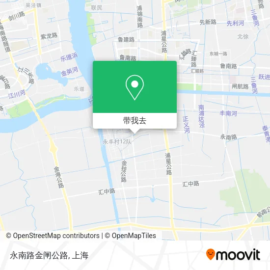 永南路金闸公路地图