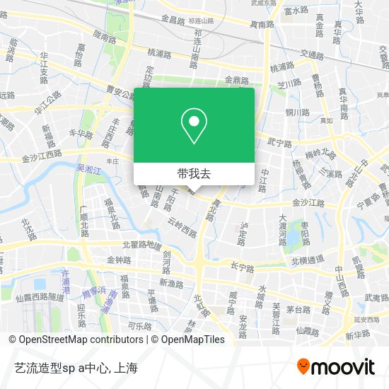 艺流造型sp a中心地图