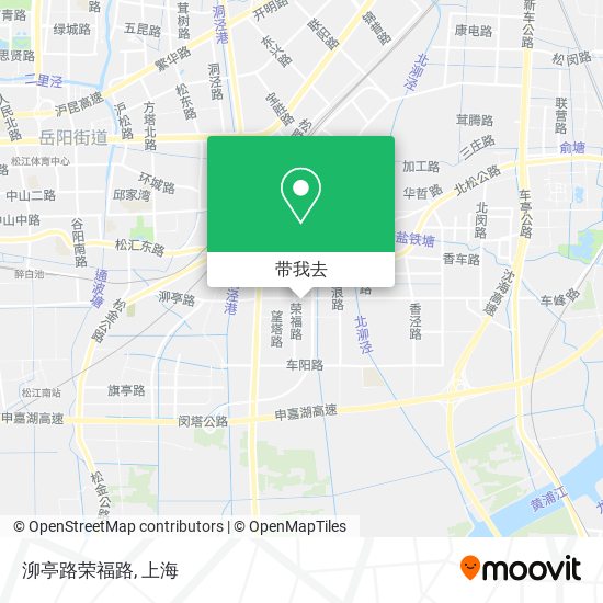 泖亭路荣福路地图