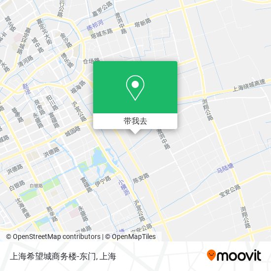 上海希望城商务楼-东门地图