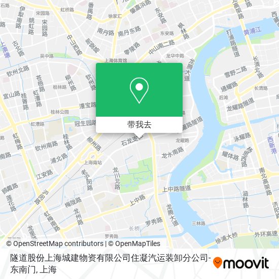 隧道股份上海城建物资有限公司住凝汽运装卸分公司-东南门地图
