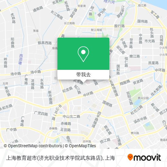 上海教育超市(济光职业技术学院武东路店)地图