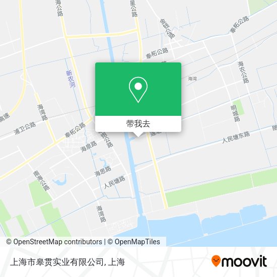 上海市皋贯实业有限公司地图