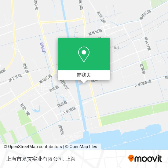 上海市皋贯实业有限公司地图