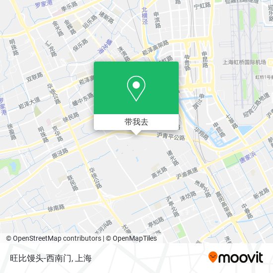 旺比馒头-西南门地图
