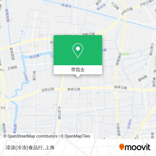 漳源(冷冻)食品行地图
