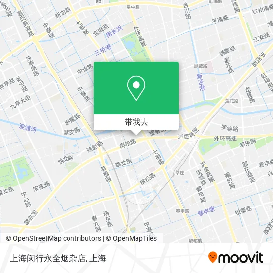 上海闵行永全烟杂店地图