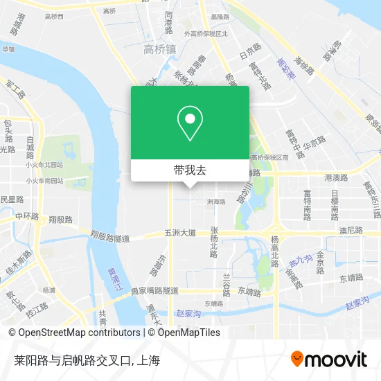 莱阳路与启帆路交叉口地图