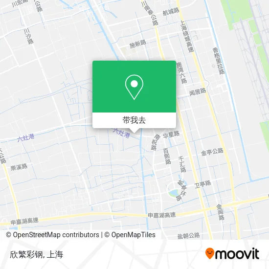 欣繁彩钢地图