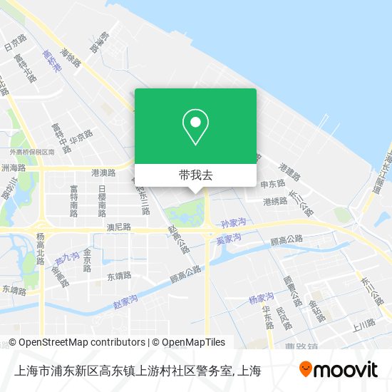 上海市浦东新区高东镇上游村社区警务室地图