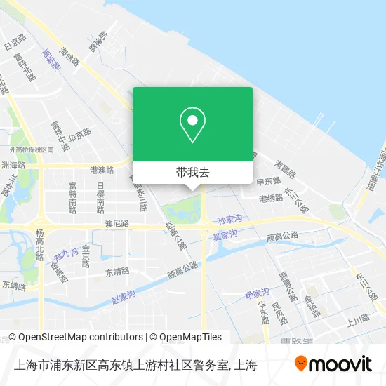 上海市浦东新区高东镇上游村社区警务室地图