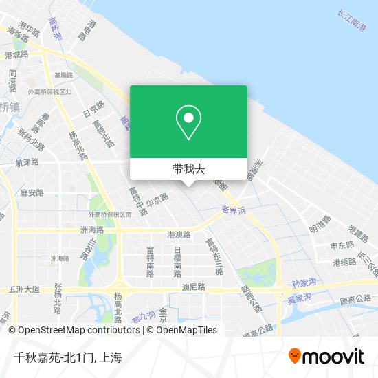 千秋嘉苑-北1门地图