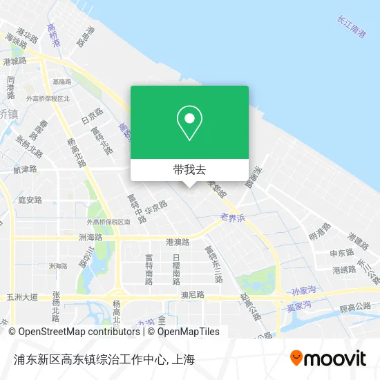 浦东新区高东镇综治工作中心地图