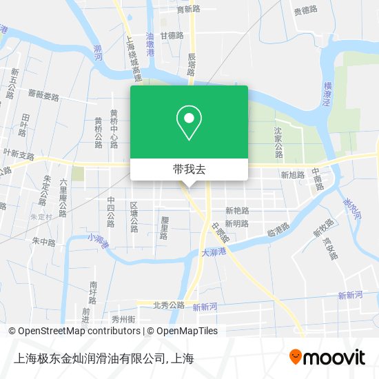 上海极东金灿润滑油有限公司地图
