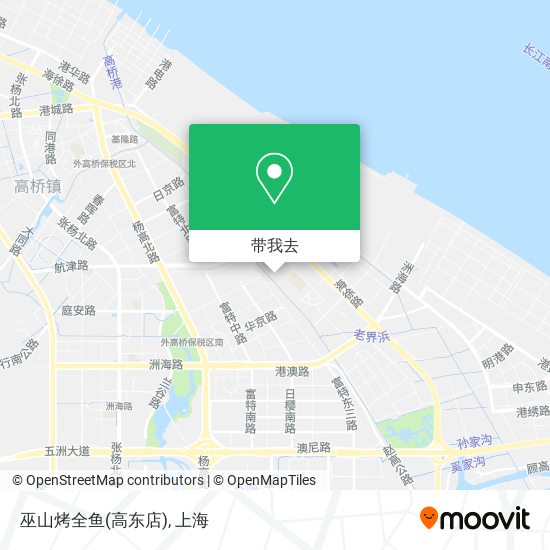 巫山烤全鱼(高东店)地图