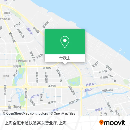 上海全汇申通快递高东营业厅地图