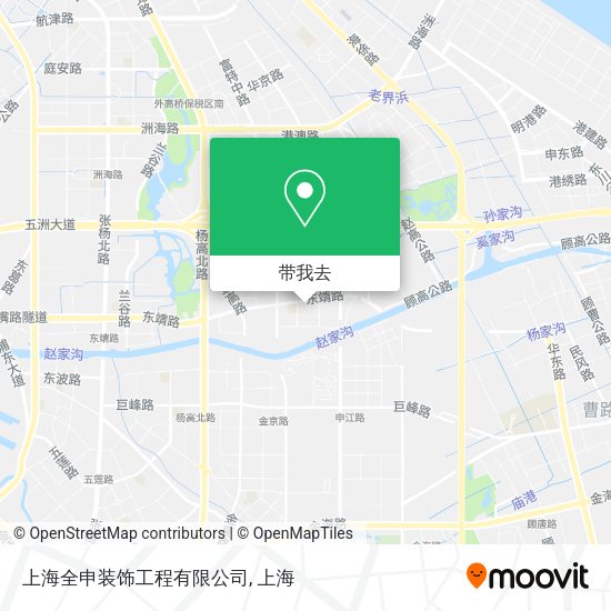上海全申装饰工程有限公司地图