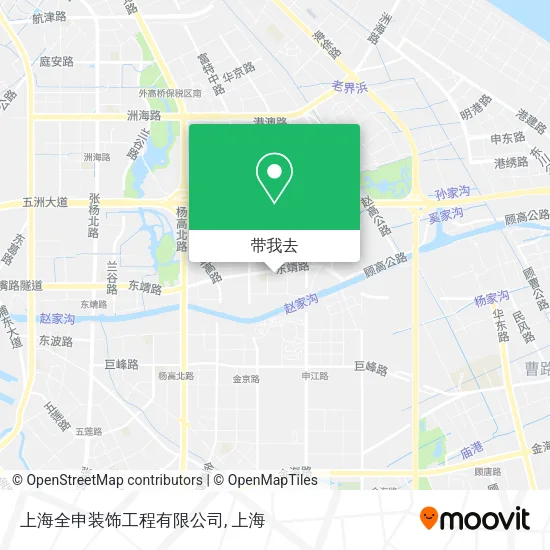 上海全申装饰工程有限公司地图