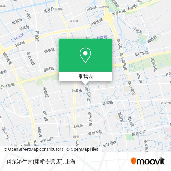 科尔沁牛肉(康桥专营店)地图
