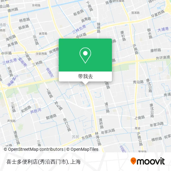 喜士多便利店(秀沿西门市)地图