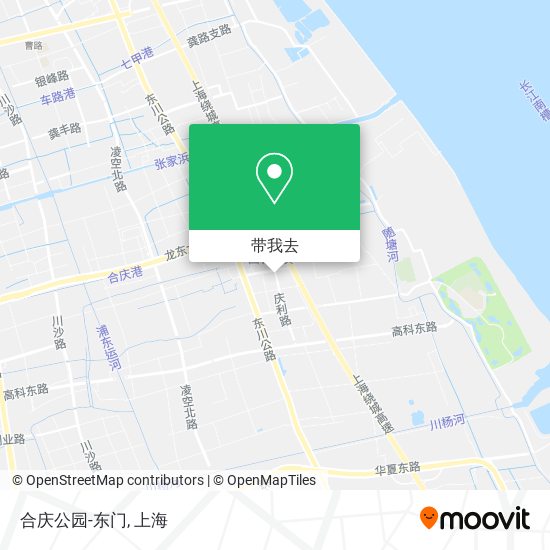 合庆公园-东门地图