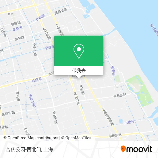 合庆公园-西北门地图