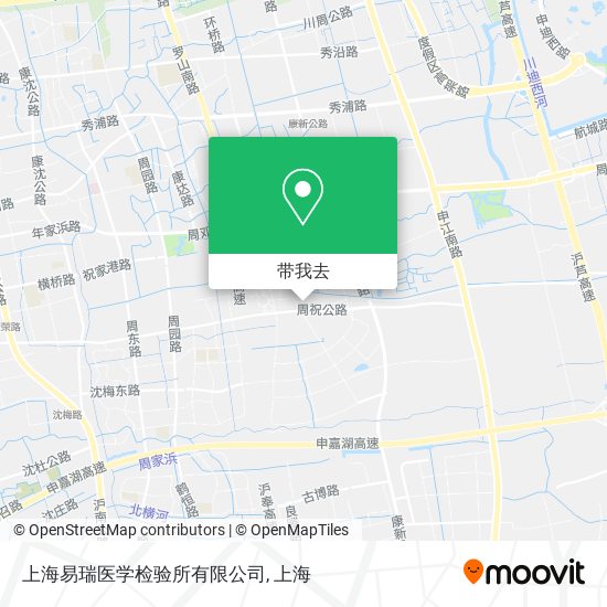 上海易瑞医学检验所有限公司地图