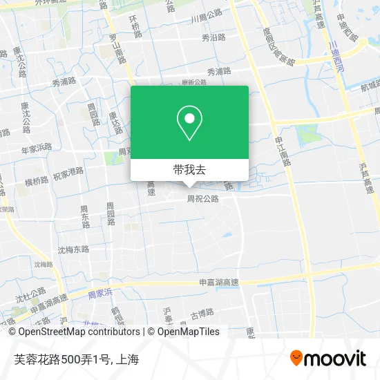 芙蓉花路500弄1号地图