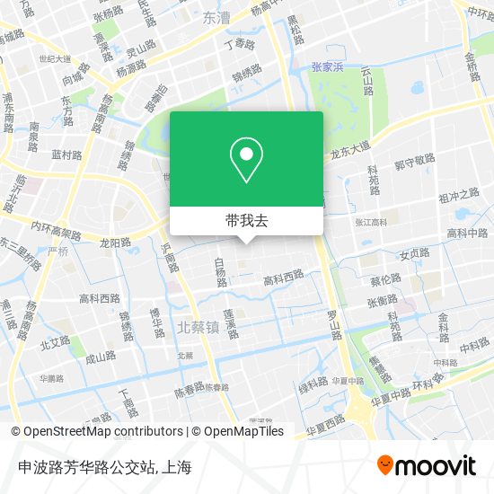 申波路芳华路公交站地图