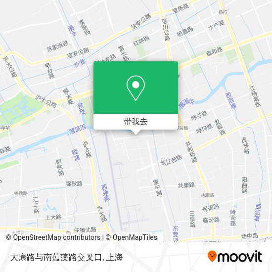 大康路与南蕰藻路交叉口地图