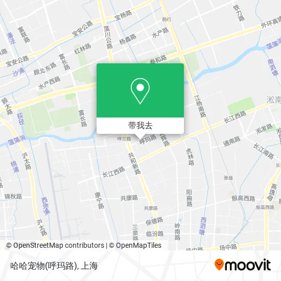 哈哈宠物(呼玛路)地图