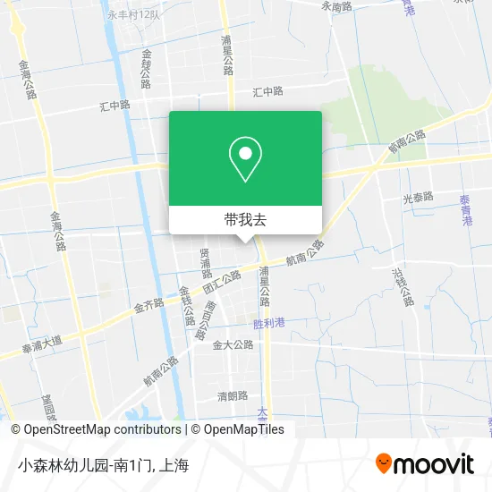 小森林幼儿园-南1门地图
