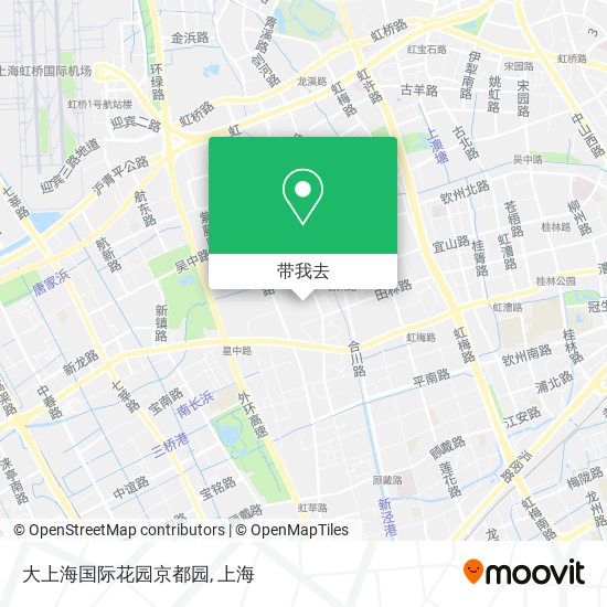 如何坐公交或地铁去七宝的大上海国际花园京都园