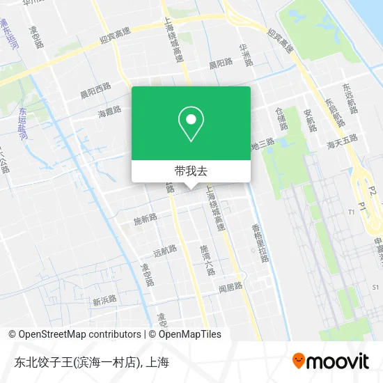 东北饺子王(滨海一村店)地图
